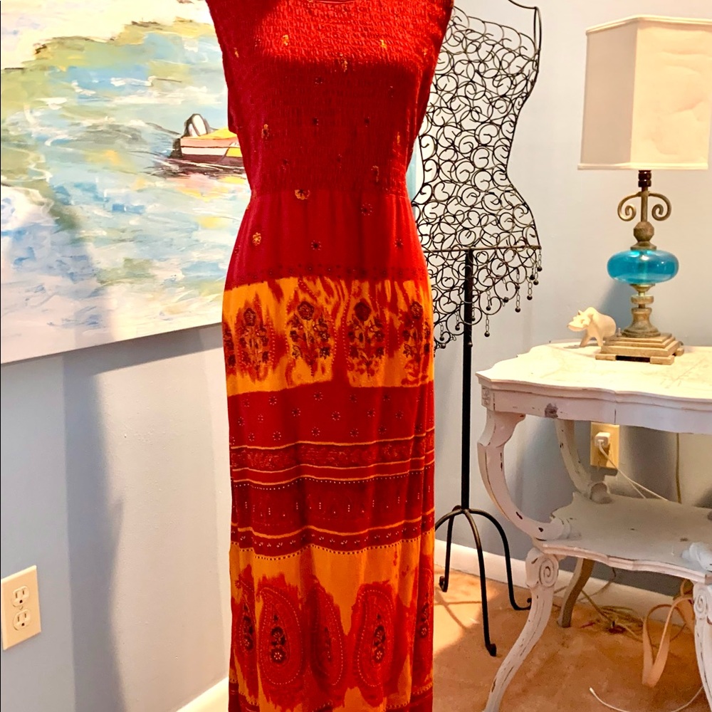 R&K Originals Woman, Size 18W, Spirited Maxi Dress